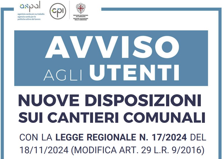 CANTIERI COMUNALI