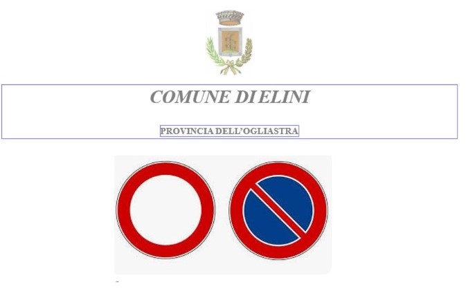 divieto transito e sosta